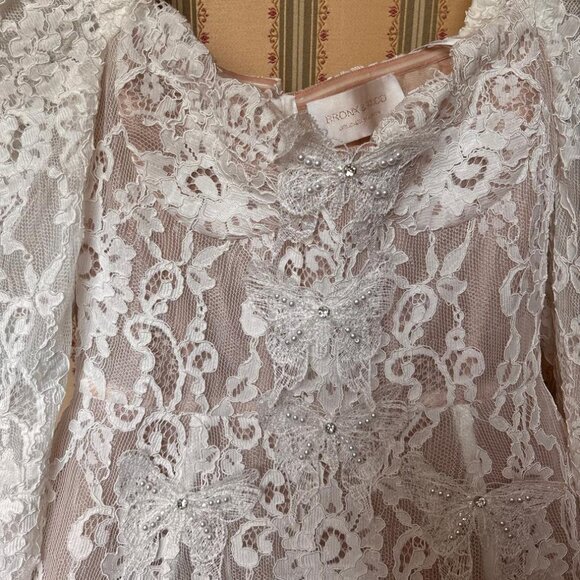 Bronx and Banco Colette Lace Long Sleeve Mini Dress - Picture 7 of 11